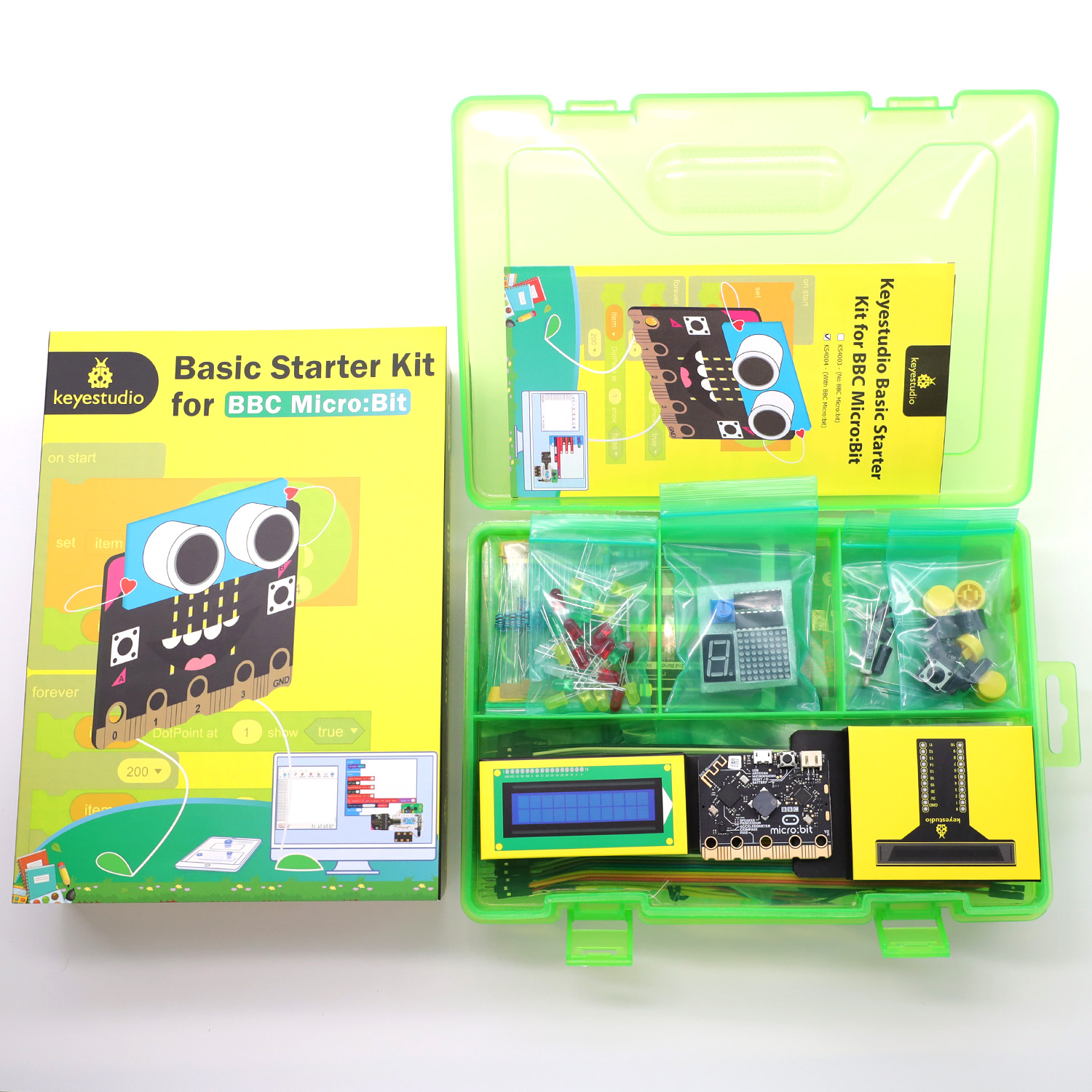 Microbit Robot - KEYESTUDIO Micro:bit V2 Starter Kit di