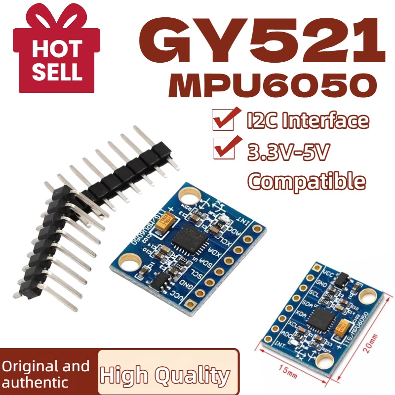 Accelerometer Mpu6050 - 1/5/10 pezzi GY521 GY-521 MPU6050 Interfaccia