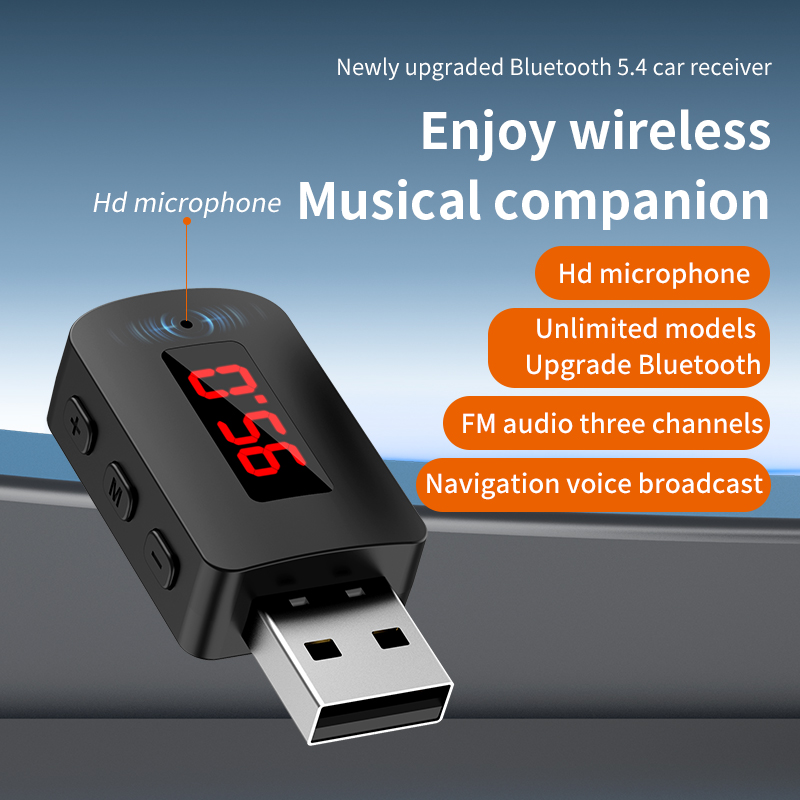 Robot Bluetooth Car - Mini ricevitore USB Bluetooth 5.4 con