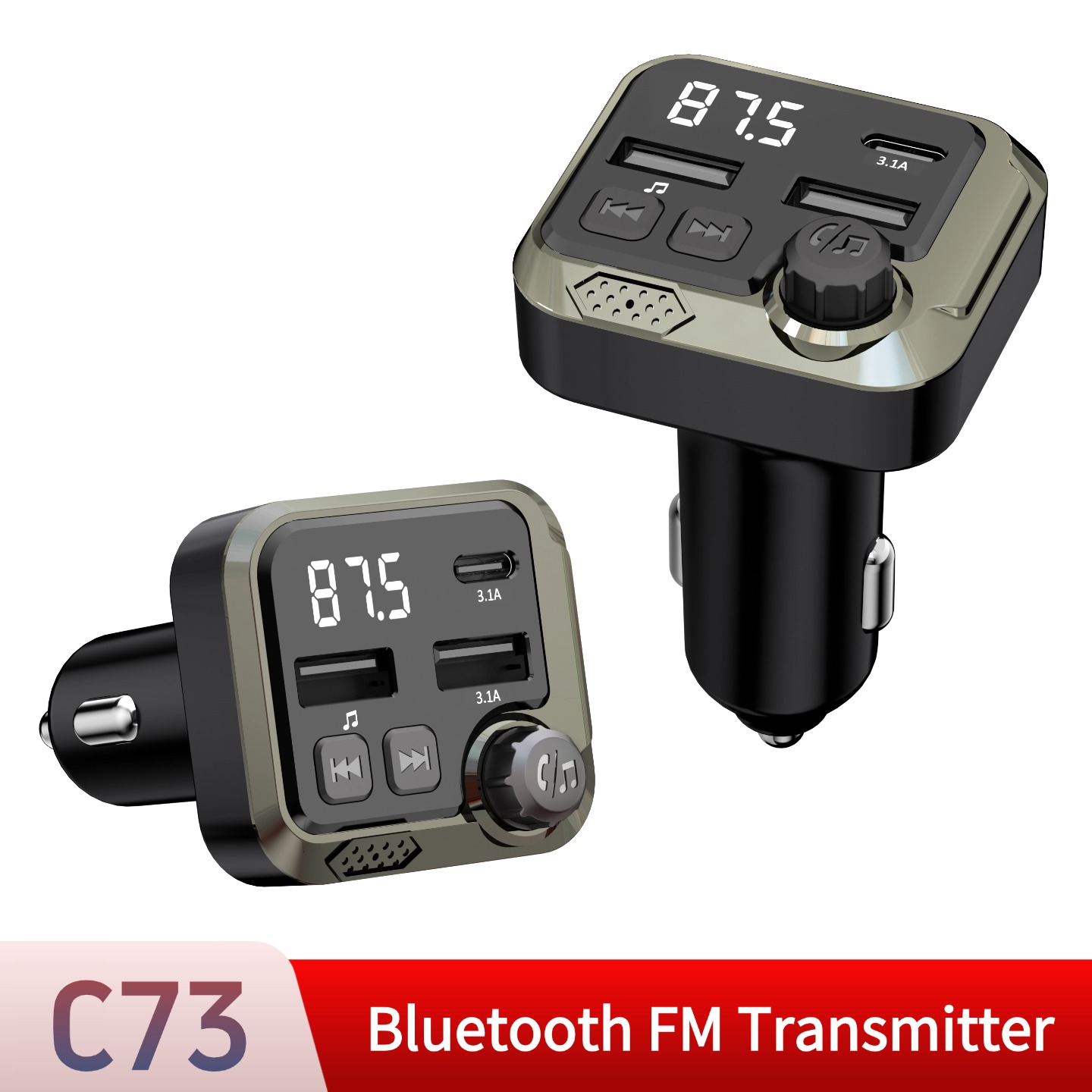 Robot Bluetooth Car - Trasmettitore FM per auto Bluetooth Kit