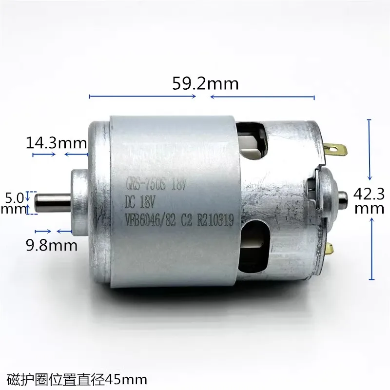 Motore DC ad alta velocità 18V - Dc Motor recensione e prezzo
