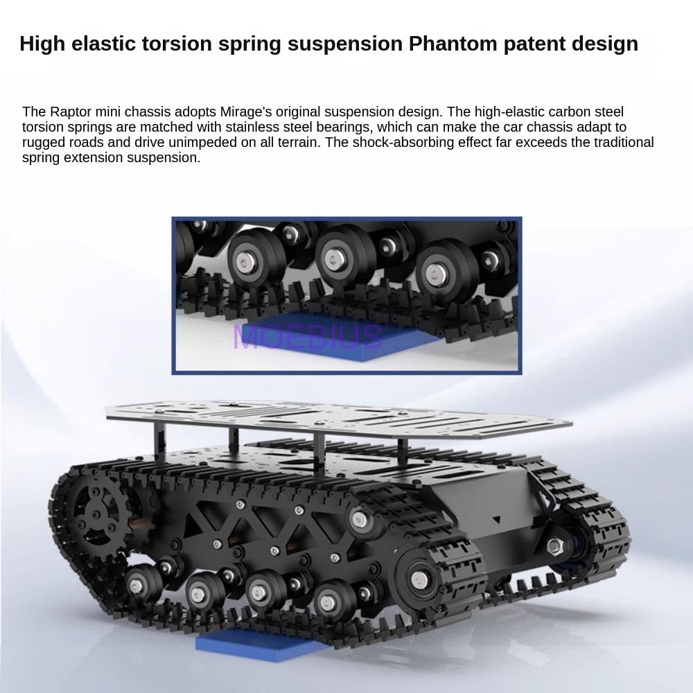 Telaio del serbatoio di assorb - Tracked Robot Chassis recensione e prezzo